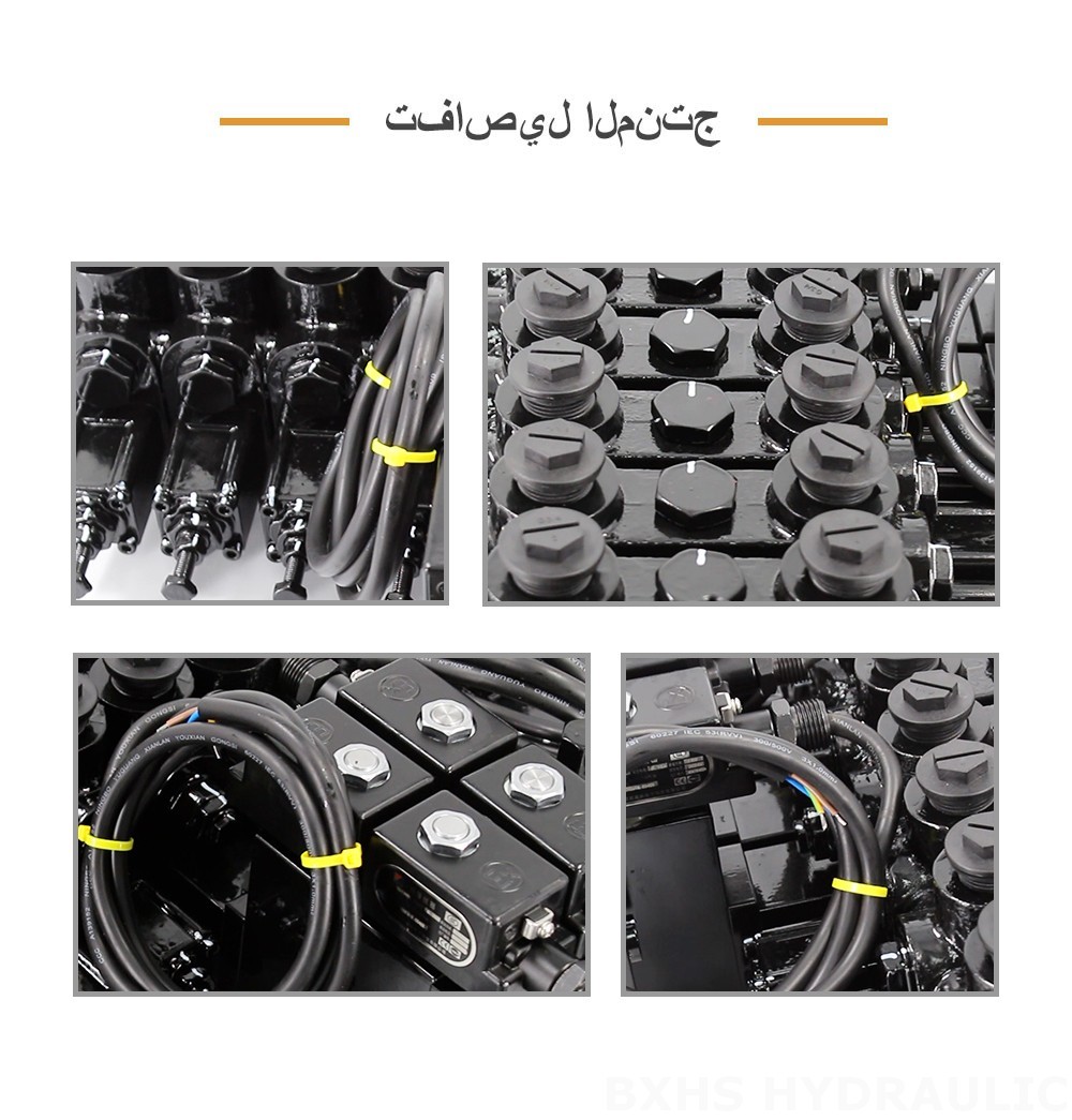 DCV150-10-NPT يدوي وكهروهيدروليكي الصمام 10 صمام اتجاهي قطاع